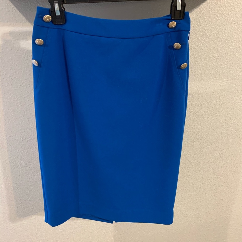 The Limited Blue Pencil Skirt